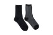 画像1: 1COLOR SEE-THROUGH SOCKS (BK) (1)