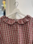 画像2: Jane Blouse（Red check） (2)