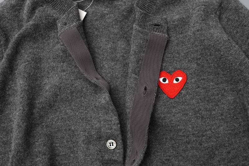 PLAY COMME des GARÇONS プレイコムデギャルソン PLAY CARDIGAN RED