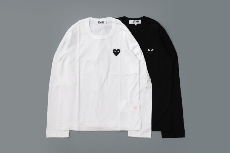 Comme des garcons hotsell play black long sleeve