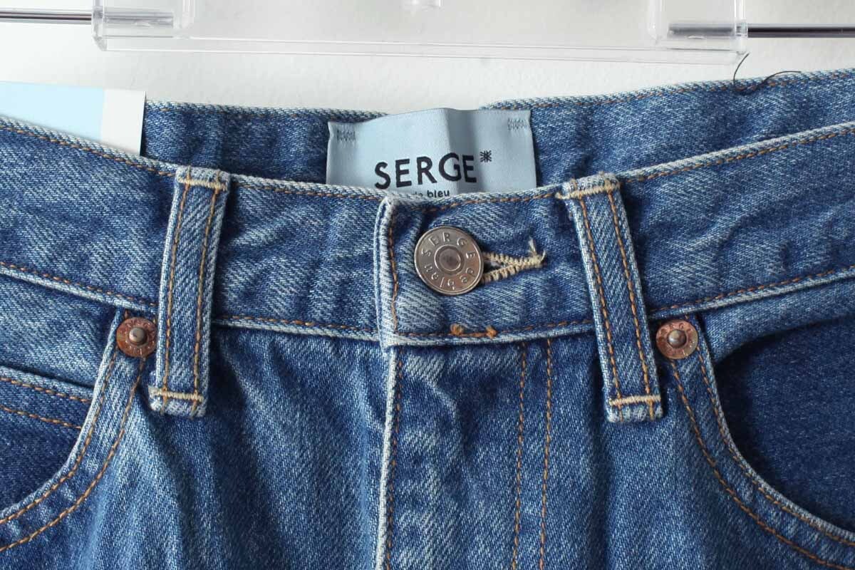 SERGE de bleu / 別注 UNION BLUE デニム-