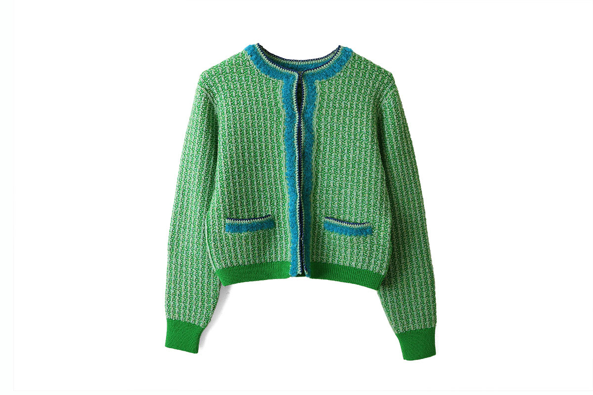 Tweed wool cardigan (GR)