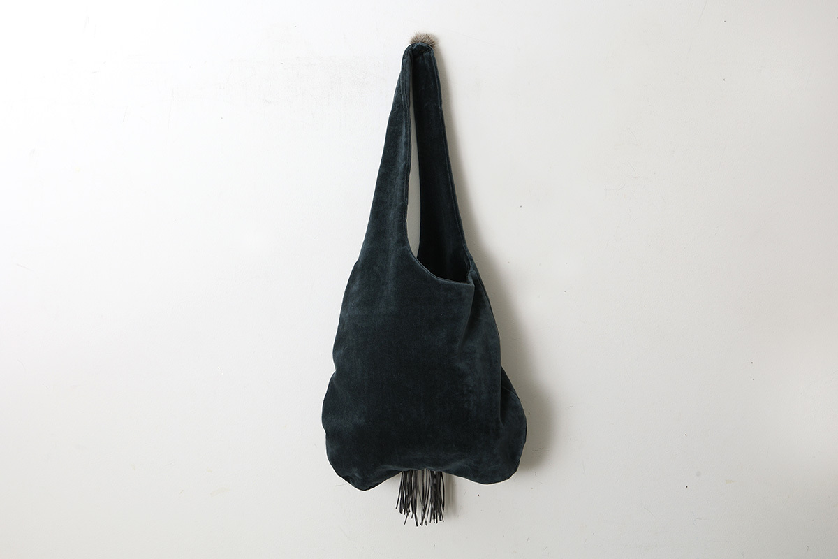 【週末お値引き！】ミナペルホネン　usa bag  black  （小）ご理解頂ける方でお願い致します