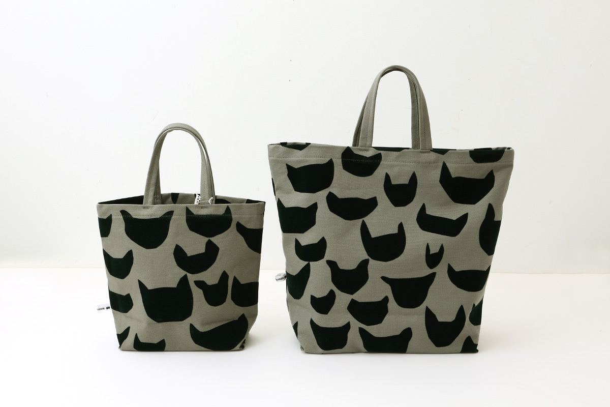 anone-anone tote bag 小 (ABS9586:BK)