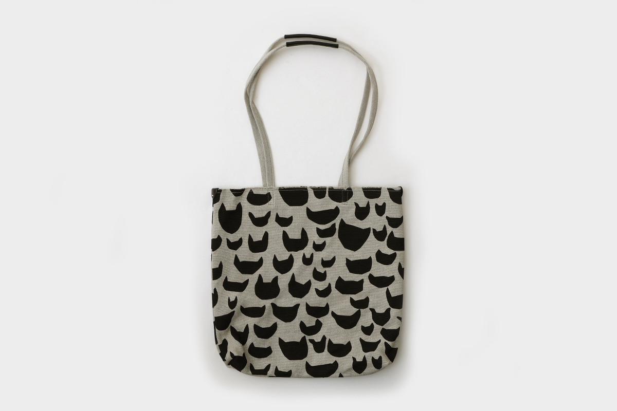 anone-anone tote bag 大 (ABS9615:BK)